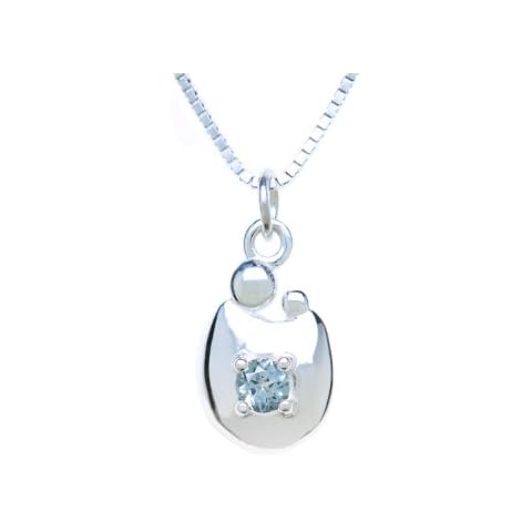 Sterling Silver Pendant Charm Mother & Child December Cover