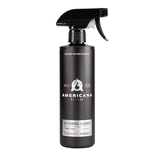 Americana Global All-Purpose Cleaner (32 fl. oz) – Ready-to-Use Multi-Surface Degreaser for Interior & Exterior Detailing, Safe on Plastics, Glass, Vinyl, and Trim, Made in USA, Professional Grade