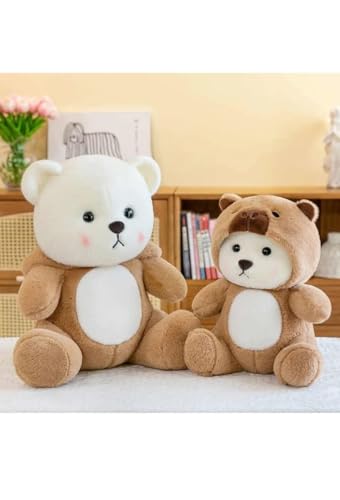 Image of Half Hooded Capybara 40CM Soft Toy Plush Toy | Big Stuffed Animal | Ultra Soft, Huggable & Cuddly Gift for Kids, Girls, Boys | Perfect for Birthday, Valentine's Day