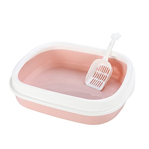 LOKO Cat Rabbit Litter Tray with Rim/Semi Closed Style of Cat,Dog, Rabbit Pet Toilet Litter Basin. (B09Z852N1F) Amazon Price History, Amazon Price Tracker