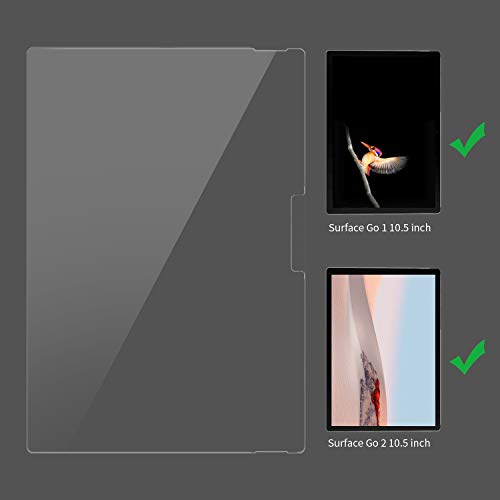 Adeway Microsoft Surface Go 4 Screen Protector 10.5 Inch, Tempered Glass/Ultra Sensitive/Lifetime Replacement/Bubble Free - Image 3
