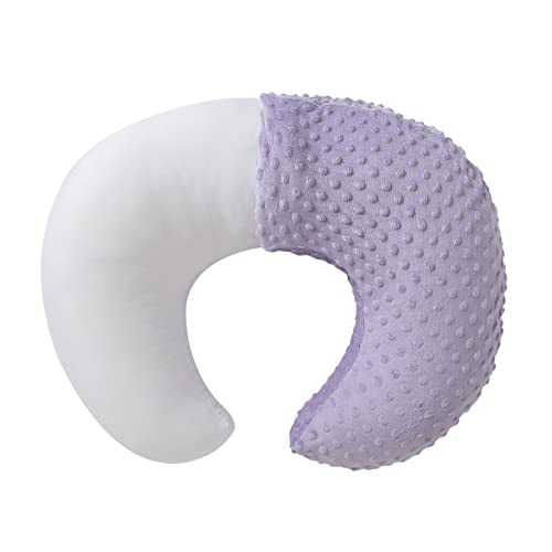 Image of Nursing Pillow and Positioner with Cover for Breastfeeding and Bottle Feeding, Propping Baby, Tummy Time, Baby Sitting Support, Awake-Time Support (Orchid, 22" x 17.7" x 5.9")