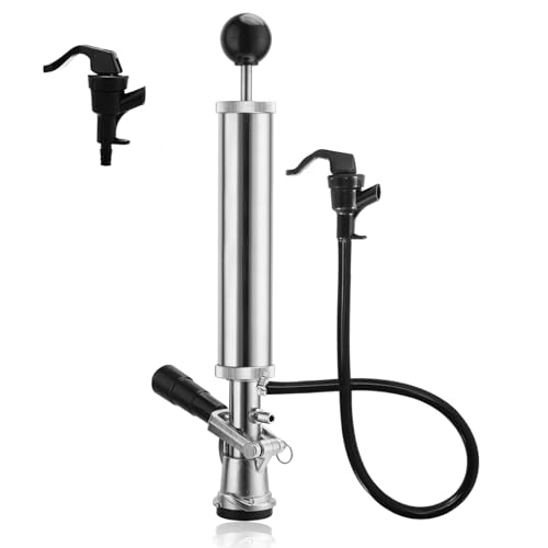 MRbrew 8 Beer Tap Keg Pump D-System Draft System Keg Tap with Beer Faucet