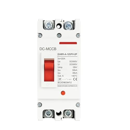 Disjoncteur Solaire CC 2P Boîtier Moulé 600V, Haute Performance Électrique 250A