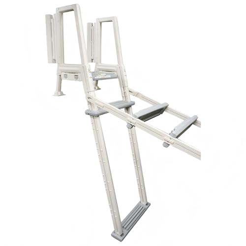 Escalera para piscina de superficie 18" ancho, 74" alto
