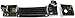 Dorman 81571 Front Driver Side Exterior Door Handle Compatible with Select Nissan Models, Chrome