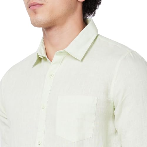 Image of Spykar Men's Regular Fit N /A Full Sleeve Solid Casual Shirts
