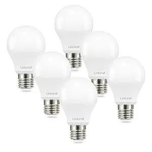 Linkind A19 9.5W 800lm 4000K Dimmable 6 pack