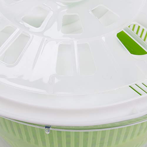 Spinner de Salada Grande e Guardião - 5L Spinner de Alface Secador de Máquina de Lavar Vegetais