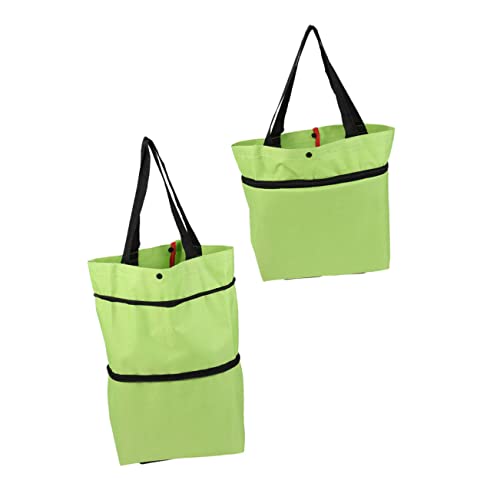 BESTonZON 2 Piezas Bolsa De Polea De Compras Bolsas De Compras para Carros De Compra para...