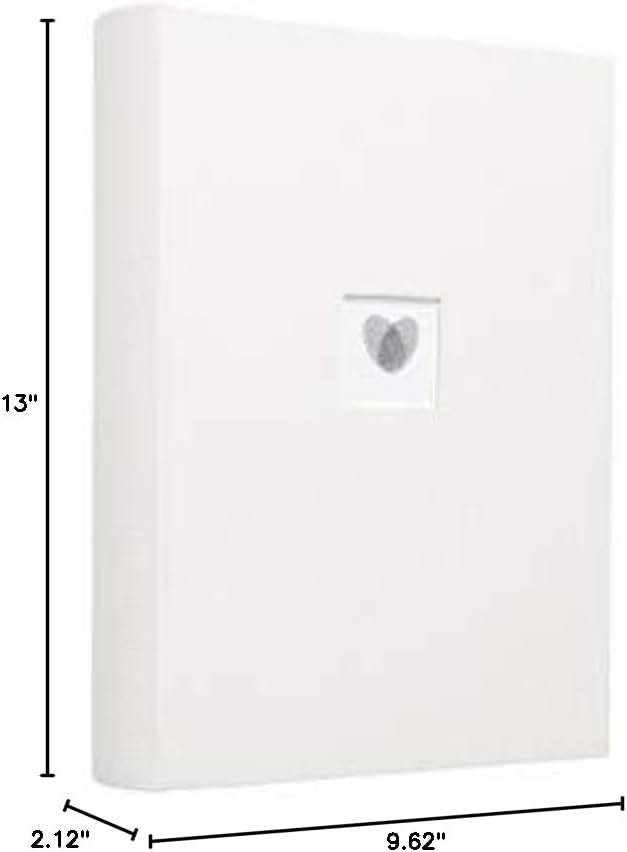 Miniatura 7 de Pearhead Libro de recuerdos de boda, álbum de fotos de boda, recuerdo de matrimonio, regalos de compromiso, lino marfil