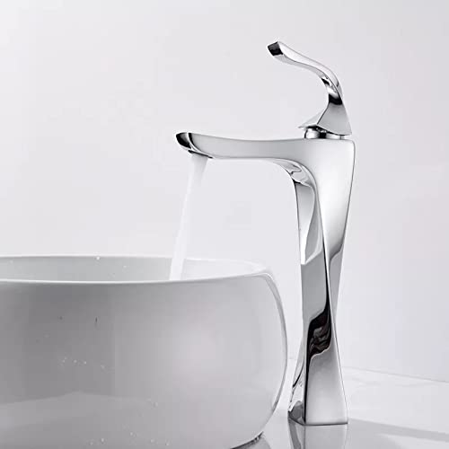 Robinet de salle de bain en laiton mitigeur chaud et froid de lavabo LWX