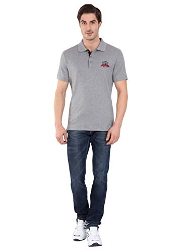 Image of Jockey Men Cotton Blend Solid Regular Fit Sport Polo T-Shirt