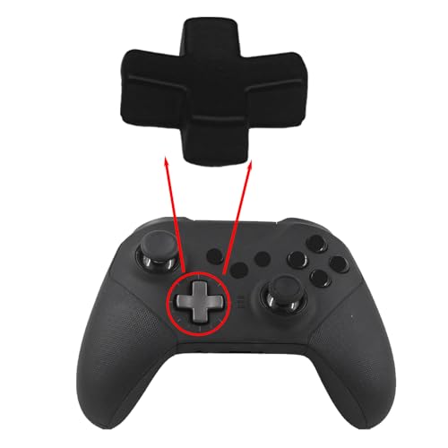 Image of 9 in1 Metal Thumbsticks for Xbox One Elite Series 2 Core Controller,Replacement Paddles for Xbox Elite Series 2 Controller Accessories with 4 Swap Joystick,4 Paddles,1 D-Pads(Black)