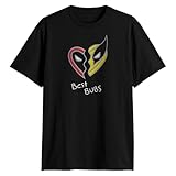 Marvel Deadpool 3 Wolverine Split Heart Best Bubs - Camiseta, Negro -, XX-Large