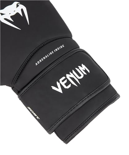 Image of Venum Contender Boxing Gloves 1.5 - Black /White - 14 Oz