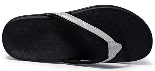 Image of LLSOARSS Plantar Fasciitis Feet Sandal with Arch Support - Best Orthotic flip Flops for Flat Feet，Heel Pain- for Women