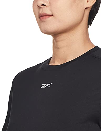 Image of Reebok Women's Solid Regular Fit T-Shirt
