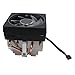 CPU Wraith Cooler Prism Aluminum Heat Sink Copper Core Base 4-Pin PWM 95mm Fan Pre-Applied Thermal Paste Compatible with AMD Socket AM5 AM4 AM3 AM2 Ryzen 7 1700X 1800X 2700X 3700X 4700X 5700X Fan