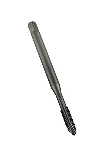 Dormer EP016H Powdered-Metal Steel Machine Spiral Point Threading Tap, Black Oxide Finish, Round with Square End Shank, Plug Chamfer, M22-2.50mm Thread Size, 18.0mm Shank Diameter (Pack of 1) #1