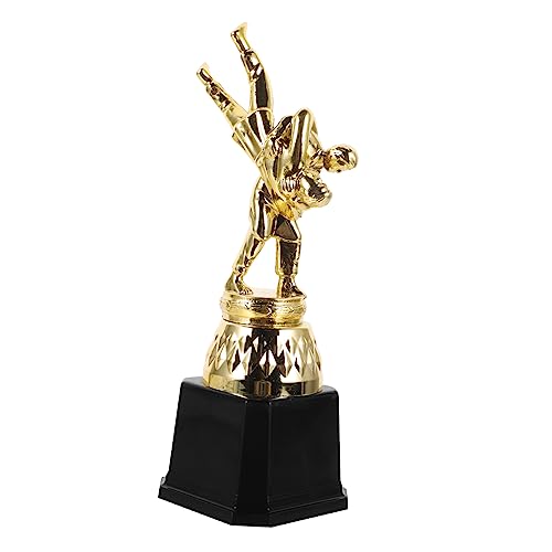 ibasenice Wrestling Competition Trophy Model Kindergarten Trophy for Award Cup Wrestling Design for Sports Events and Recognition Celebrations