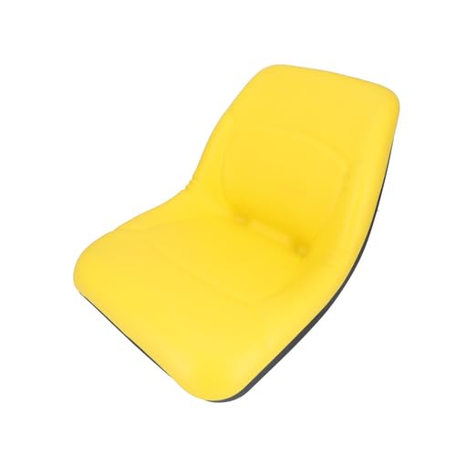 High Back Seat Vinyl Yellow fits John Deere 1023E 3025E 3032E 3038E 3203 LT133 LT155 LTR155 LTR166 445 455 415 425 455 415 AM126865 AM122871 AM131156 LVA14488 LVA19221