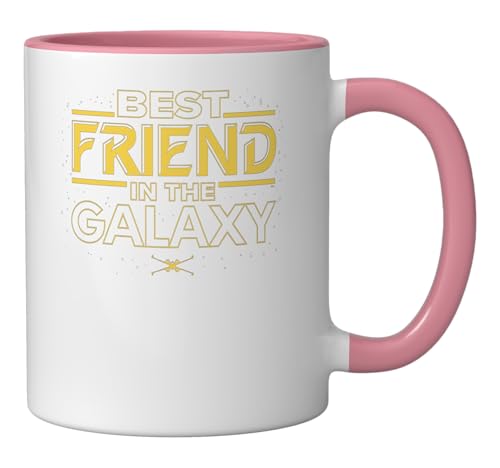 Taza cerámica Star Wars rosa/blanca 11 oz miniatura 2