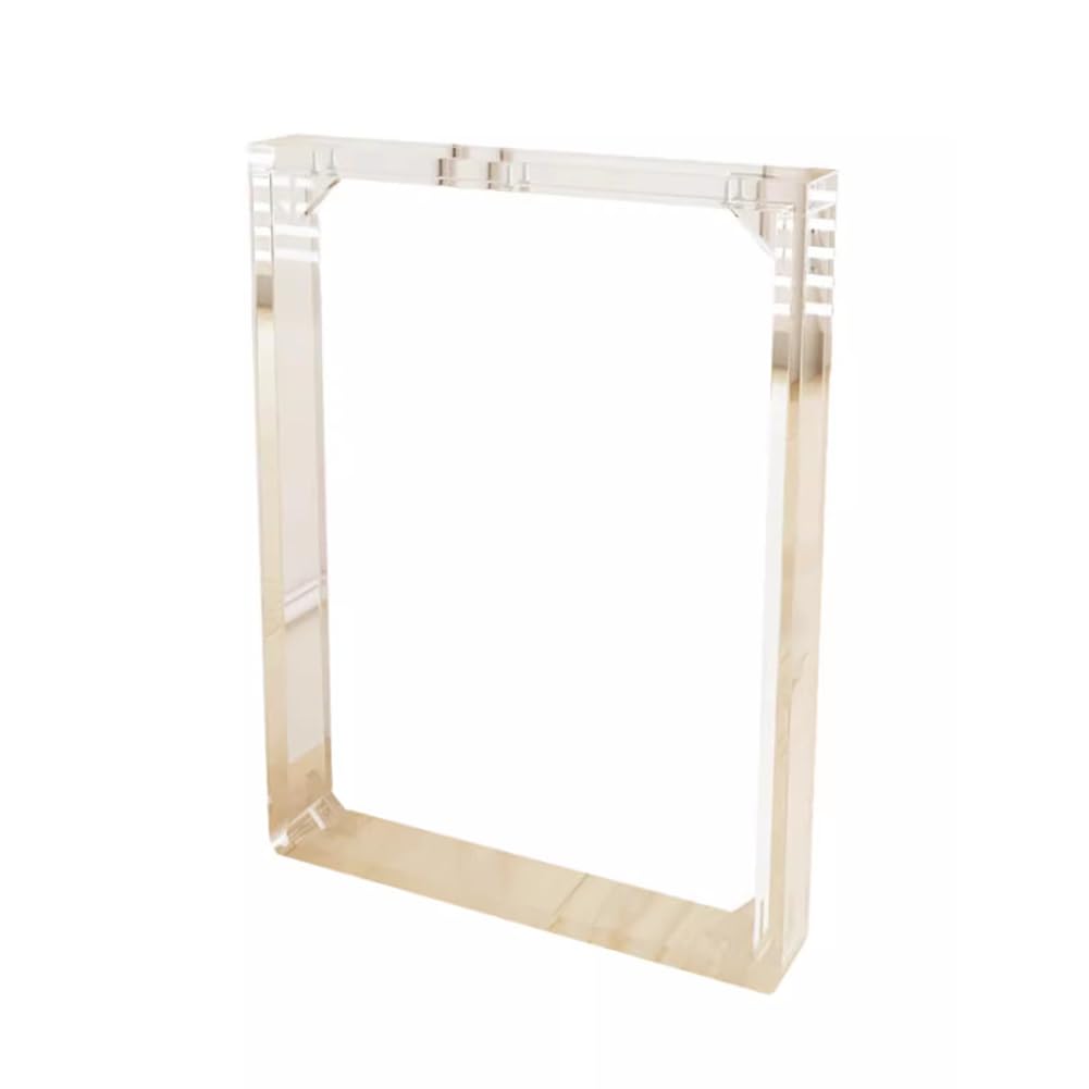 Pieds de meuble en acrylique transparent 60x65 cm pour bureau et table