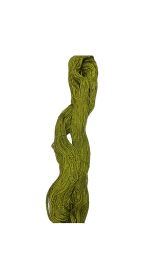 Image of Knitting Wool, 100 gm, Woolen Crochet Yarn for Knitting and Crocheting (Green Mustard)