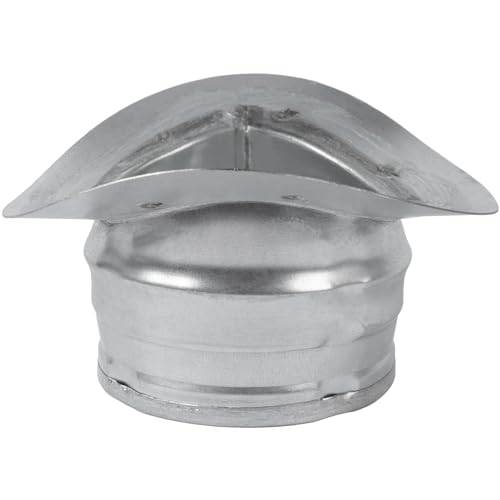 Repa Market Round Saddle Take Off For 6'' Inch Duct - 3'' Outlet Branch Extension - 90 Degree Splitter - Vent Duct Transition - Round Easy-Fit Galvanized Steel Hvac Takeoff Ducting thumb #2