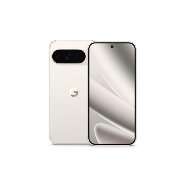 Google Pixel 10 Pro XL - Unlocked Android Smartphone - Gemini AI Assistant, Triple Rear Camera System, Fast-Charging 24+ Hour Battery, and 6.8" Super Actua Display - Porcelain - 256 GB (2025 Model)