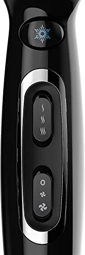 Foto von Remington Haartrockner Profi Ionen Pro-Air (2300 W, 130km/h, leistungsstarker & langlebiger AC-Motor mit echter Kaltstufe, 3 Heiz- und 2 Gebläsestufen, zwei Stylingdüsen + Diffusor), AC5999