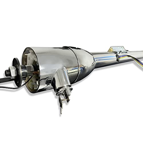 Demotor Performance 30" Steering Column With Key Gm Hot Rod Chrome Tilt Manual Style #TOP3
