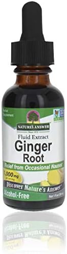Nature's Answer Ginger Root Alcohol Free Extract 1 Ounce | Supports Stomach Function | Vegan | Vegetarian | Non-GMO | Gluten Free
