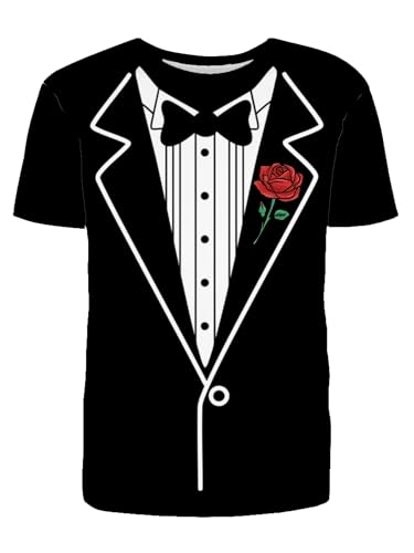 Unisex 3D Print Round Neck Short Sleeved Fashion Summer T-Shirt