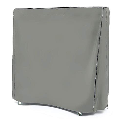 Mr.You Table Tennis Cover,69Inch Indoor and Outdoor Ping Pong Table Cover, Heavy Duty Waterproof 600D Oxford Cloth,with Side Zipper and Bottom Drawstring Design,65W x 28D x 69H …