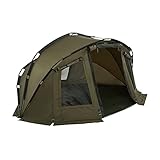 Westlake Particle 1 Man Fishing Bivvy Tent with Internal Groundsheet & Easy to Pitch 3 Pole System, Waterproof & Durable Shelter for One Person, All Year Round Use, Includes Carry Bag, 5000mm HH