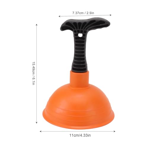 Image of Mini Plunger, Multipurpose Nonslip Handle, Ergonomic Design, Small Bathroom Toilet Cup Plunger for Bathtub (Type C)