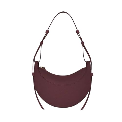 Sac crescent pour dames avec bandoulière réglable pour un style selle élégant