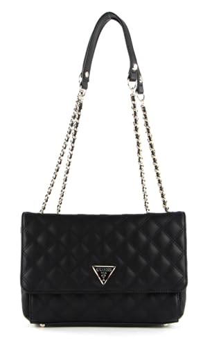 Sac bandoulière GUESS Cessily Nero HWVG76 matelassé noir femme