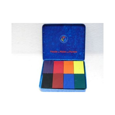 STOCKMAR（シュトックマー）『みつろうブロッククレヨン 8色缶』