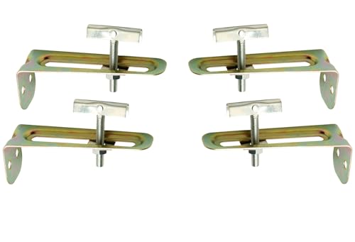 2 Juegos Escuadras para Sanitario Soporte Lavabo 10 cm. 4 piezas
