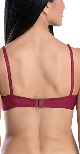 Image of StyFun Women Cotton Bra Non-Wired Bra, Non-Padded, Full Coverage Bra, Everyday Bras, Cup-B, Multicolor, Combo Pack