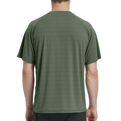 Riverruns Fishing Shirt for Men Short Sleeve UPF 50+ Sun Protection Swim T-Shirt Rash Guard Water Beach Tee2