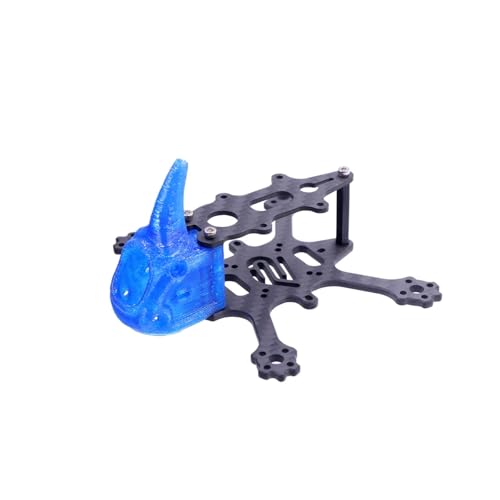 Bastidor de hélice 2 Pulgadas, Distancia Entre Ejes 88 mm, Compatible con Unidad Aire O4, Motor Elrs 5.8G VTX 1103 1104 1106 1204 for dron cuadricóptero RC(Blue)
