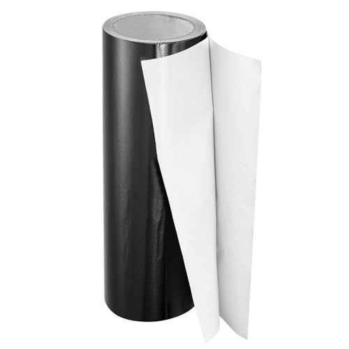 Image of PATIKIL Awning Repair Tape 12 inch x 26ft Waterproof Canvas Tape High Adhesive Tear Repair Patch Kit for PVC Tarpaulin Tent Awning Fabric RV Sail Boat Cover, Black
