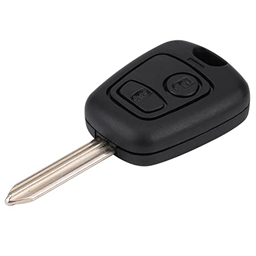 Remote Key, Key Fob, Dioche 2 Buttons Car Remote Key Fob 433Mhz for Saxo Berlingo, Black