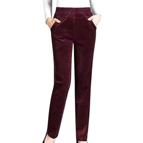 Corduroy Thermal Trousers for Women Cover