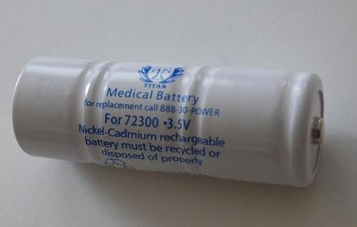 Paquete de 2 baterías de gran capacidad 72300 3.5V para WELCH ALLYN 71000