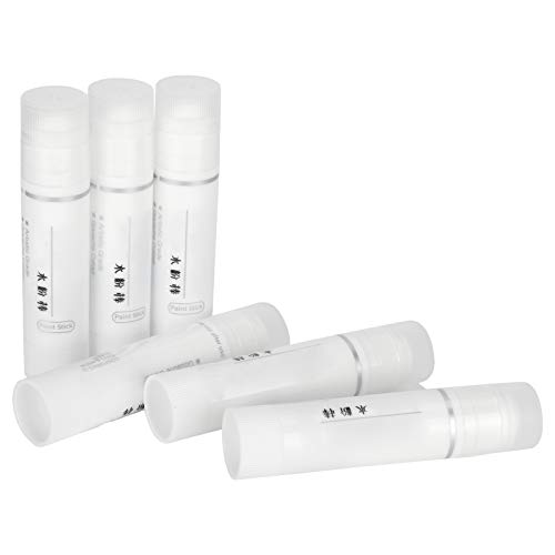 Zerodis Crayon Gouache Stick, Herramientas de Arte Solubles en Agua para Pintar Fácilmente sobre Papel y Lienzo, 6 Piezas con Pinceladas Suaves para Niños y Artistas